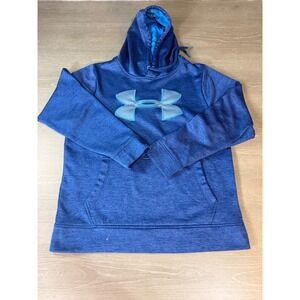 Under Armour Men's Blue ColdGear Storm Hoodie Loose Fit Size S